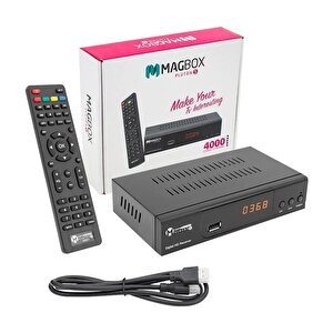Pluton S Tkgsli̇ Yeni̇ Model Kasali Full Hd Uydu Alicisi (scart+hd)(hdmi Kablo Dahi̇l)