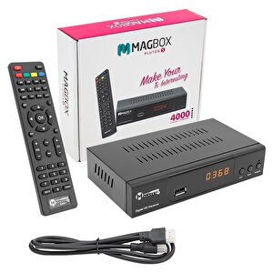 Magbox Pluton S Full Hd Tkgs'li Hdmi-scart Girişli Kasalı Uydu Alıcısı