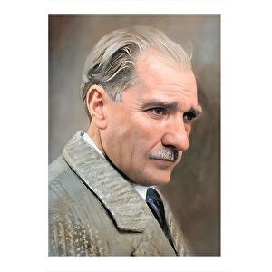 Mustafa Kemal Atatürk Hediyelik Mdf Tablo 25cmx 35cm 25x35 cm