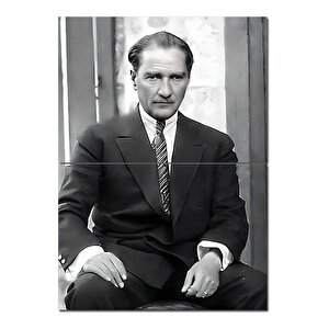 Mustafa Kemal Atatürk Desenli Mdf Tablo 70cmx 100cm 70x100 cm