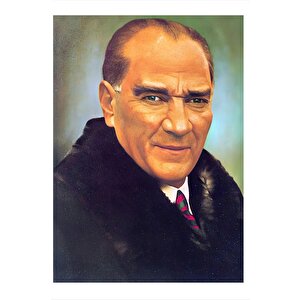 Mustafa Kemal Atatürk Modern Mdf Tablo 35cm X50cm 35x50 cm