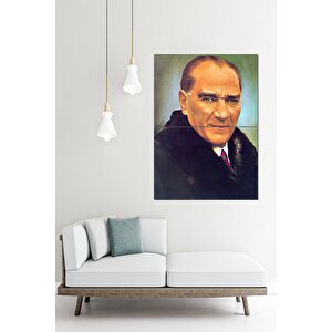 Mustafa Kemal Atatürk Modern Mdf Tablo 70cmx 100cm 70x100 cm