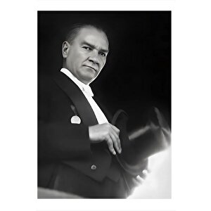 Mustafa Kemal Atatürk Tasarım Mdf Tablo 35cm X50cm 35x50 cm