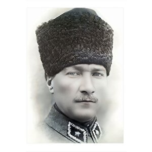 Mustafa Kemal Atatürk Art Mdf Tablo 25cmx 35cm 25x35 cm