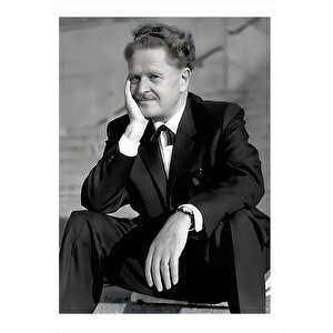 Nazım Hikmet Mdf Poster 25cmx 35cm 25x35 cm