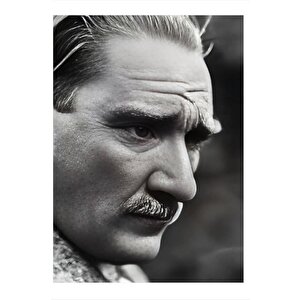 Mustafa Kemal Atatürk Hediyelik Ahşap Tablo 25cmx 35cm 25x35 cm