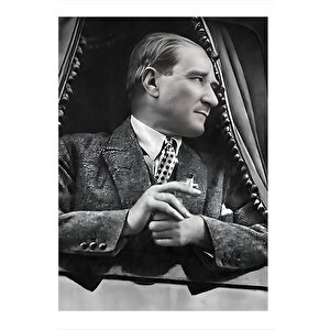 Mustafa Kemal Atatürk Desenli Mdf Tablo 35cm X50cm 35x50 cm