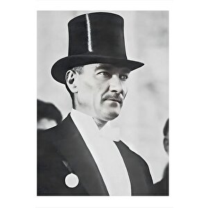 Mustafa Kemal Atatürk Modern Mdf Tablo 35cm X50cm 35x50 cm