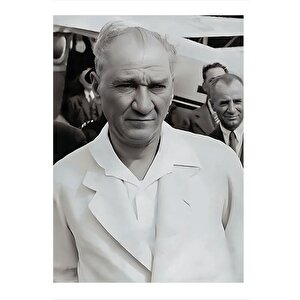 Mustafa Kemal Atatürk Hediyelik Ahşap Tablo 25cmx 35cm
