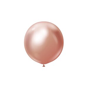 Jumbo Krom Balon Parti Balonu Rose Gold 18 Inc 45 Cm