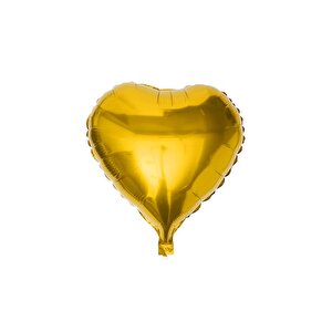 Altın Kalp Folyo Balon Küçük Boy