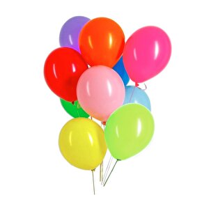 Karışık Renkli Balon 100'lü 12"