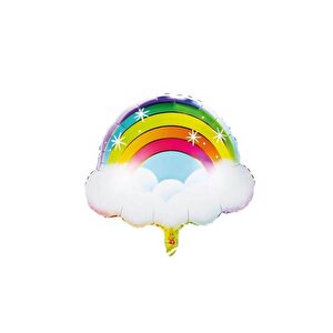 Gökkuşağı Bulutu Folyo Balon 24" - 60.96 Cm