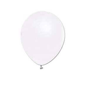 Beyaz Metalik Balon 100'lü 12"