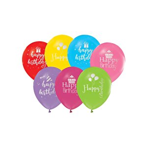 Happy Birtday Balon 10'lu