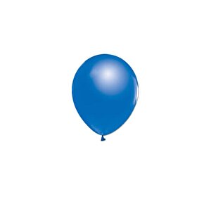 Mavi Metalik Balon 10'lu 12"