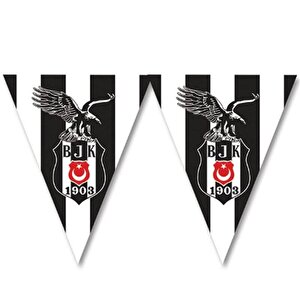 Beşiktaş Üçgen Bayrak Set