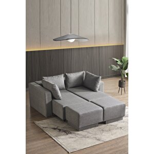 Corner Poly Large Köşe Takımı Gri -kanepesi-yatağı-tv Ve Dinlenmesi 5 Farklı Model Tek Ürün