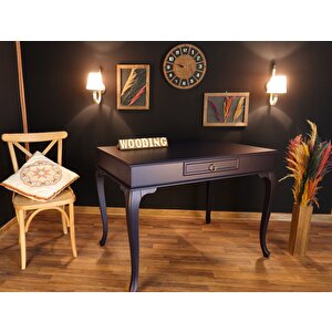 Wooding 120 Cm Çekmeceli Masif Lake Lacivert Çalışma Masası