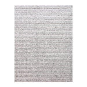 Tiviti Koleksiyonu Polyester Krem Beyaz Gri Bej Makine Halısı 120x180 cm