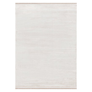Tiviti Koleksiyonu Polyester Krem Beyaz Gri Bej Makine Halısı 160x230 cm