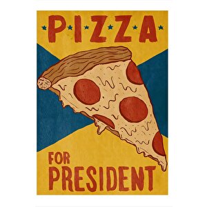 Pizza Temalı Hediyelik Mdf Tablo 25cmx 35cm 25x35 cm
