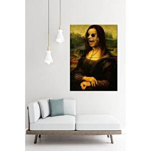 Ozzy Osbourne Mona Lisa Model Ahşap Tablo 70cmx 100cm 70x100 cm
