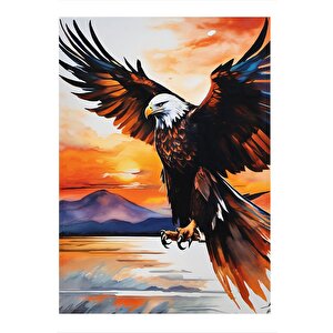 Uçan Kartal Model Mdf Tablo 25cmx 35cm 25x35 cm