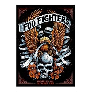 Foo Fighters Müzik Grubu Tasarım Ahşap Tablo 35cm X50cm 35x50 cm