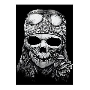 Guns N Roses Desenli Ahşap Tablo 25cmx 35cm 25x35 cm