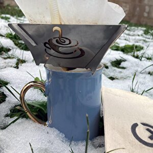 Coffeex Drip Kahve Damıtıcı Katlanır Paslanmaz Metal Kahve Demleme Aparatı