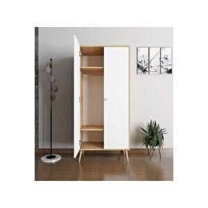 Milano Gardırop /elbise Dolabı  İki Kapaklı  Dolap