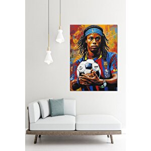 Ronaldinho Futbolcu Modern Mdf Tablo 70cmx 100cm 70x100 cm