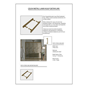 154 Cm 2 Sabit 2 Sürgü İki Duvar Arası Reflekte Aynalı Cam Bronz Profil 6mm Kabin 154 cm