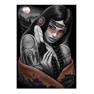 Kızıldereli Pacohontas Art Mdf Tablo 35cm X50cm 35x50 cm