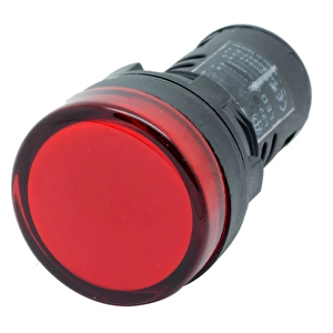 Elmax Ad22-220r Q22 Ledli Kırmızı Sinyal Lambası