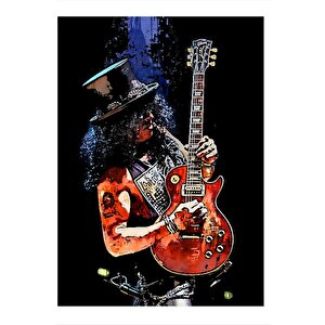 Gitarist Slash Art Mdf Poster 35cm X50cm 35x50 cm