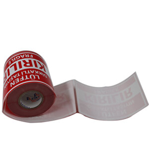 Büyük Boy Dikkat Kırılır Etiketi(fragile Label) 100mm X 150mm 250 Adet