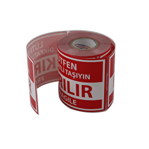 Büyük Boy Dikkat Kırılır Etiketi(fragile Label) 100mm X 150mm 250 Adet