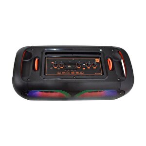 Bts-1709 6.a5 Inch Kablosuz Mikrofonlu Bluetooth Hoparlör Usb-tf-fm Radyo Siyah