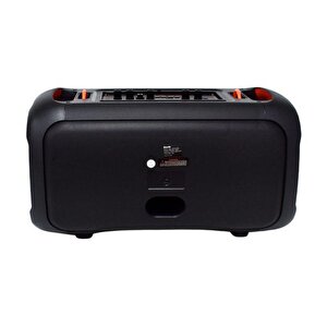 Bts-1709 6.a5 Inch Kablosuz Mikrofonlu Bluetooth Hoparlör Usb-tf-fm Radyo Siyah