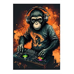 Dj Maymun Mdf Poster 25cmx 35cm 25x35 cm
