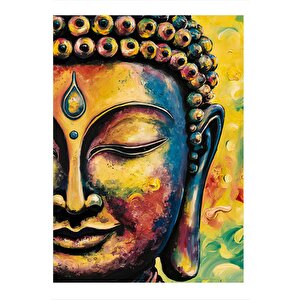 Buda Heykeli Mdf Tablo 35cm X50cm 35x50 cm