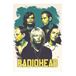 Radiohead Mdf Poster 25cmx 35cm