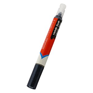 Oto Rötuş Kalemi 5 Ml Araç Kaporta Tampon Çizik Giderici Fırça Yenileme Metalik Siyah Renk Boya