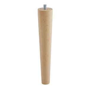 Ahşap Ayak Mobilya Koltuk Kanepe Sehpa Masa Ayağı Ayakları M8 Civatalı 20 Cm + Bağlantı Aparatlı (8'li Set)