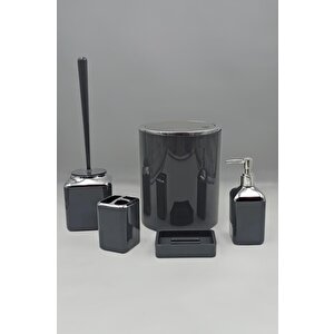 5 Parça Kare Banyo Seti Füme – Pby-102 C320.049
