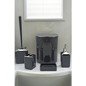 5 Parça Kare Banyo Seti Füme – Pby-102 C320.049