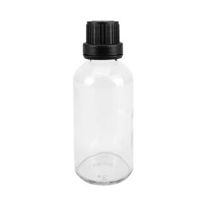 Digithome 6’lı 50 Ml Siyah Kilit Kapaklı Cam Zencefil Shot Şişesi Söz Nişan Hediyelik Kolonya Şişesi C1-1-149