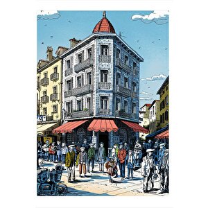 Köşebaşı Ve Bina Hediyelik Mdf Tablo 35cm X50cm 35x50 cm